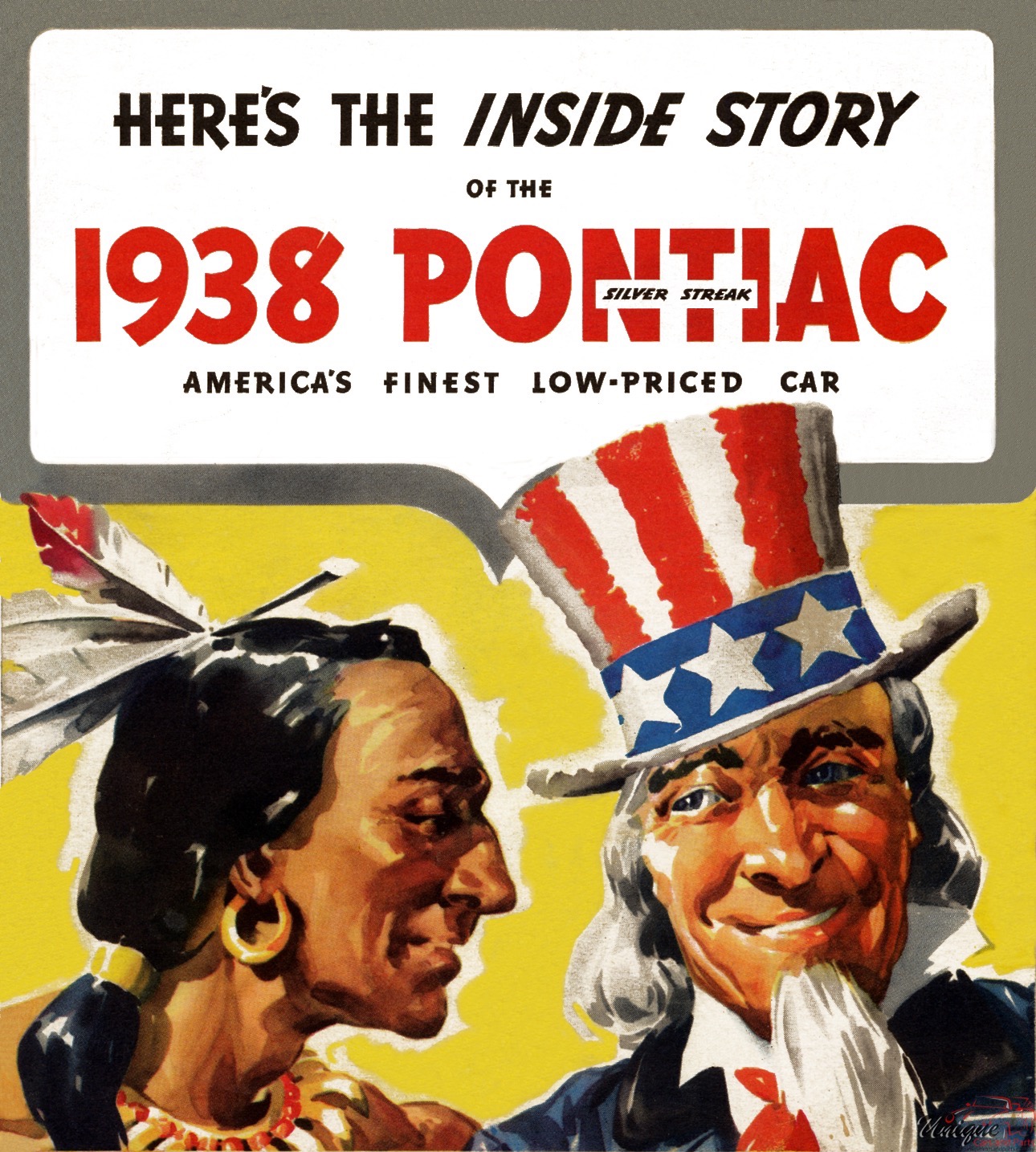 1938 Pontiac Inside Story Foldout